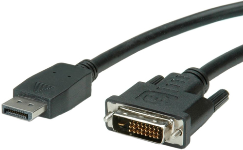 Value 11.99.5619 videokabeladapter 1,5 m DisplayPort DVI Svart