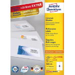 Avery 3483-200 self-adhesive label Rectangle Permanent White 880 pc(s)