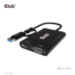 CLUB3D CSV-1611 interface hub USB 2.0 Micro-A