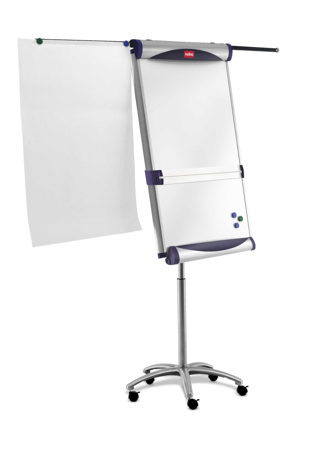 Image of Nobo Classic Steel Mobile Magnetic Flipchart Easel with Extending Arms