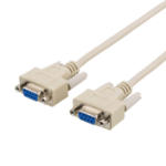 Deltaco DEL-25A serial cable Beige 3 m
