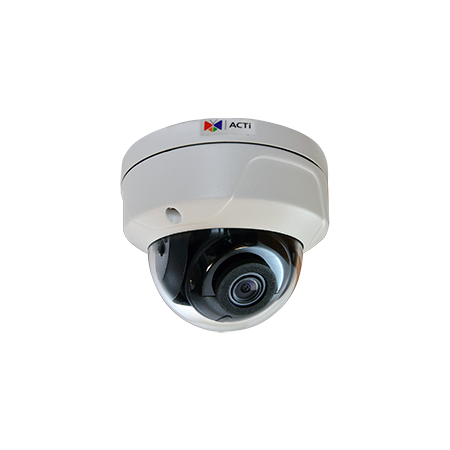 A71 ACTI CORPORATION 4MP Outdoor Dome with D/N, Adaptive IR,
