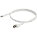 StarTech.com 3 foot (1m) Durable White USB-A to Lightning Cable - Heavy Duty Rugged Aramid Fiber USB Type A to Lightning Charger/Sync Power Cord - Apple MFi Certified iPad/iPhone 12