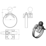 RAM Mounts RAM-B-108-C montagekit