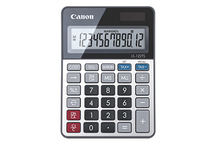 Image of Canon LS-122TS calculator Desktop Display Grey