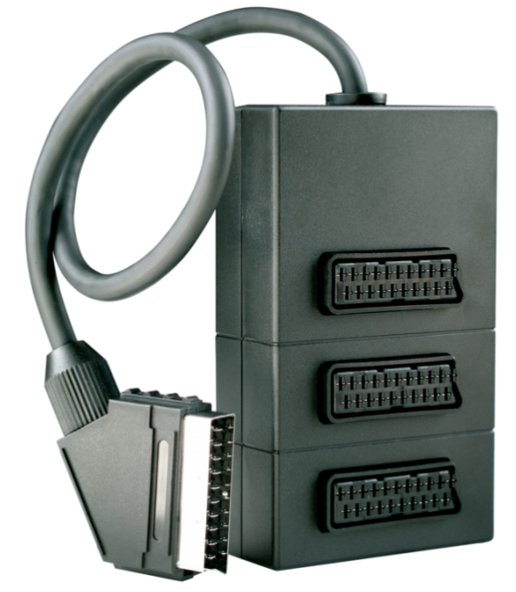 Schwaiger SCV7030 533 video distributor 1x SCART