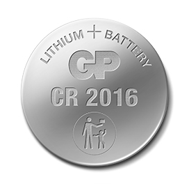 EU Product - GP Button cell battery CR2016 3V - 4-pack thumbnail