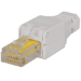 Intellinet RJ45 Modular Plug, Toolless Connector, Cat5/5e/6, 22-26 AWG solid and stranded UTP cables