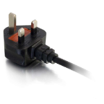 C2G Cbl/2m BS1363 to IEC 60320 C19 Pwr Cord Zwart C19 stekker