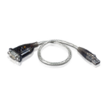 ATEN UC232A1 serial cable Black, Silver 39.4" (1 m) USB Type-A DB-9