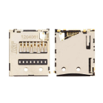 CoreParts MSPP72467 mobiele telefoon onderdeel Simkaart en SD-kaartlezercontact Zwart