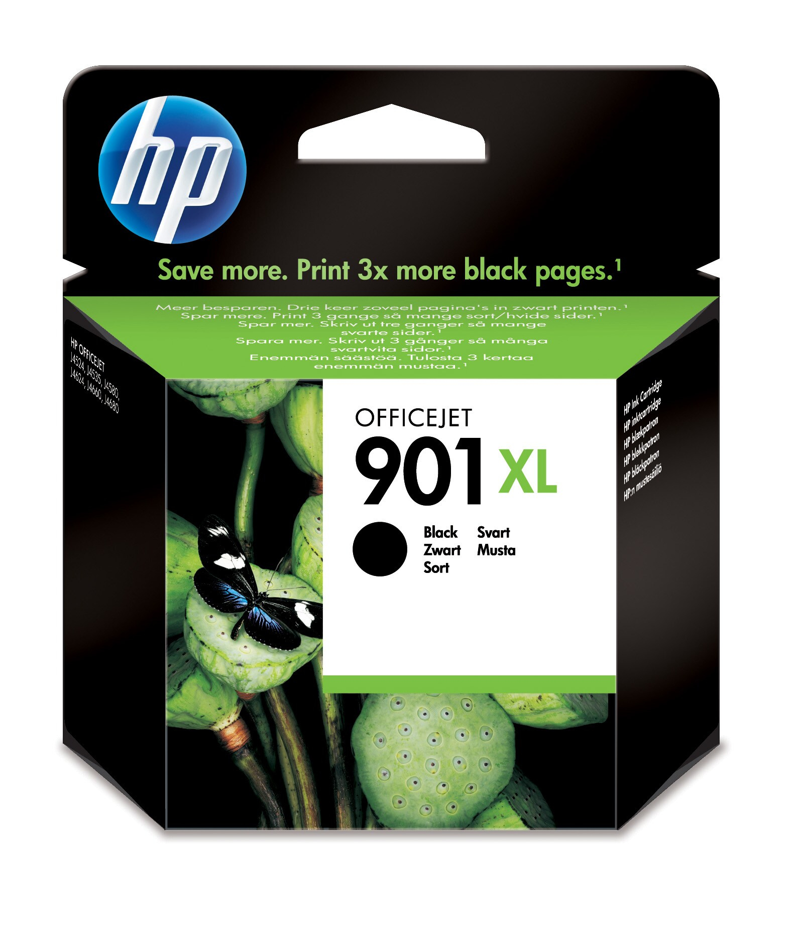 HP CC654AE/901XL Printhead Cartridge Black high-capacity. 700 Pages IS