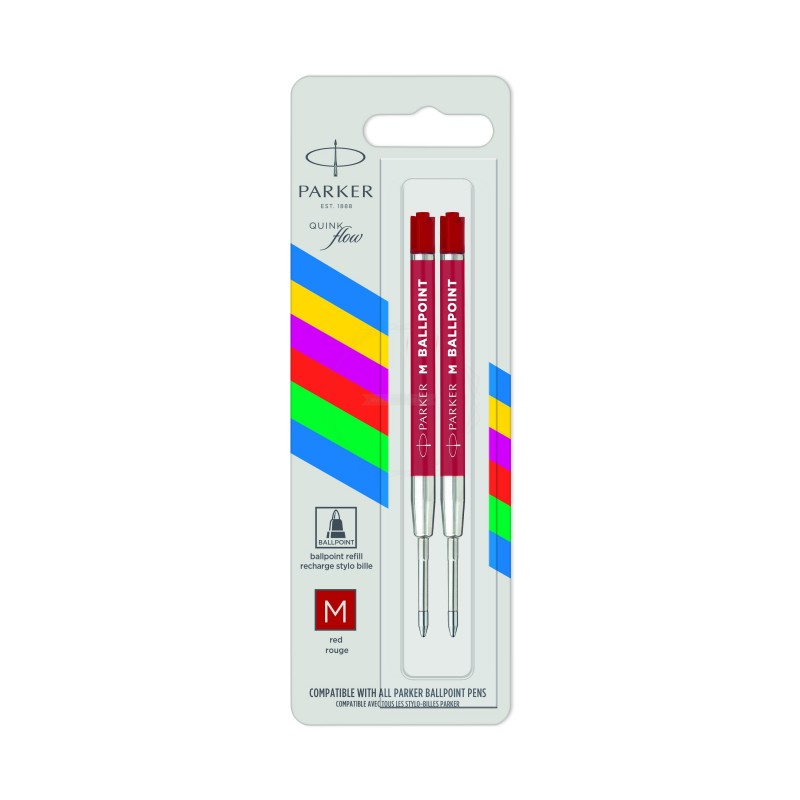 Image of Parker 2166545 pen refill Medium Red 2 pc(s)