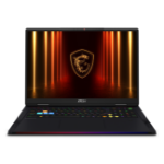 MSI Raider A18 HX A9WIG-082US AMD Ryzen™ 9 9955HX3D Laptop 18" UHD+ 32 GB DDR5-SDRAM 2 TB SSD NVIDIA GeForce RTX 5080 Wi-Fi 7 (802.11be) Windows 11 Pro Black