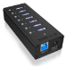 ICY BOX IB-AC618 USB 3.2 Gen 1 (3.1 Gen 1) Type-B 5000 Mbit/s Black