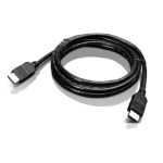 Lenovo 2.0m HDMI HDMI-kabel 2 m HDMI Typ A (standard) Svart