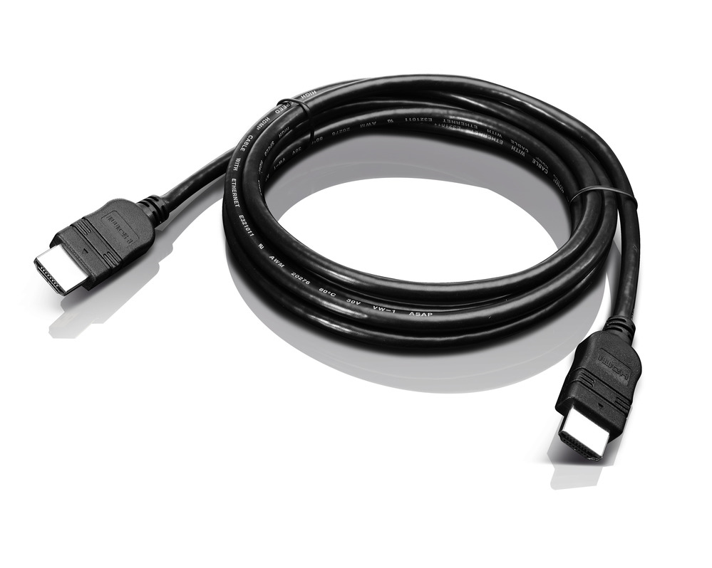 Image of Lenovo 2.0m HDMI HDMI cable 2 m HDMI Type A (Standard) Black