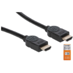 Manhattan Cable HDMI de Alta Velocidad con Canal Ethernet, Versión Premium