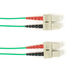 Black Box FOCMR62-002M-SCSC-GN InfiniBand/fibre optic cable 2 m 2x SC OFNR OM1 Groen