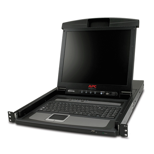 Photos - Server APC AP5808 rack console 43.2 cm  Black (17")