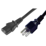 FDL 2M US MAINS CABLE - US MAINS PLUG TO C13 IEC SOCKET