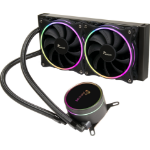 Inter-Tech LC-240 RGB Processor All-in-one liquid cooler 12 cm Black 1 pc(s)