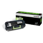 Lexmark 52D2H00/522H Toner-kit black return program, 25K pages ISO/IEC 19752 for Lexmark MS 810/811