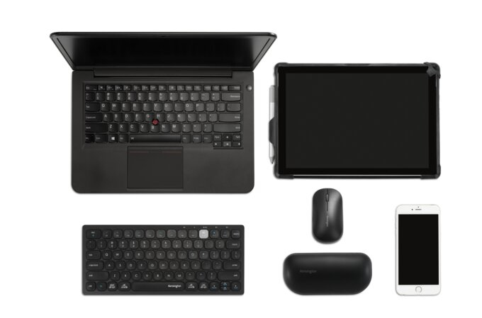 Kensington Multi-Device Dual Wireless Compact Keyboard Black Bluetooth QWERTY UK English