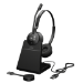 Jabra Engage 55 Headset Wireless Head-band Office/Call center Micro-USB Charging stand Black