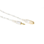 ACT 5 meter High quality audio aansluitkabel 1x 3.5mm stereo jack male - 1x 3.5mm stereo jack female