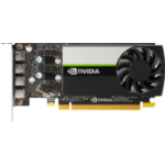 HP NVIDIA T1000, 4 GB, GDDR6, 128-bit, 896 CUDA Cores, PCI Express 3.0 x 16, 4xMini DisplayPort, 50 W