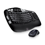 Logitech MK550 keyboard Mouse included RF Wireless Black