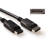 ACT 1 meter DisplayPort kabel, male - male, power pin 20 aangesloten.