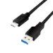 LogiLink CU0167 USB cable USB 3.2 Gen 1 (3.1 Gen 1) 0.5 m USB A USB C Black