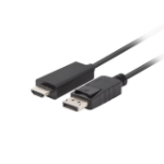 Lanberg CA-DPHD-11CC-0018-BK cable gender changer DisplayPort HDMI Black