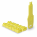 Lindy RJ45 Port Locks Yellow, 10x + 1 Key