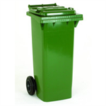 VFM REFUSE CONTAINER 140L 2 WHLD GRN 33