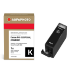 AgfaPhoto APCPGI520BD inktcartridge 1 stuk(s) Compatibel Normaal rendement Zwart