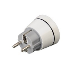 Hama 00121991 power plug adapter Type F Type G (UK) White