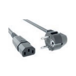 Bachmann 356.907 electriciteitssnoer Grijs 1 m C13 stekker