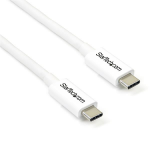 StarTech.com Thunderbolt 3 Cable - 20Gbps - 2m - White - Thunderbolt, USB, and DisplayPort Compatible  Chert Nigeria