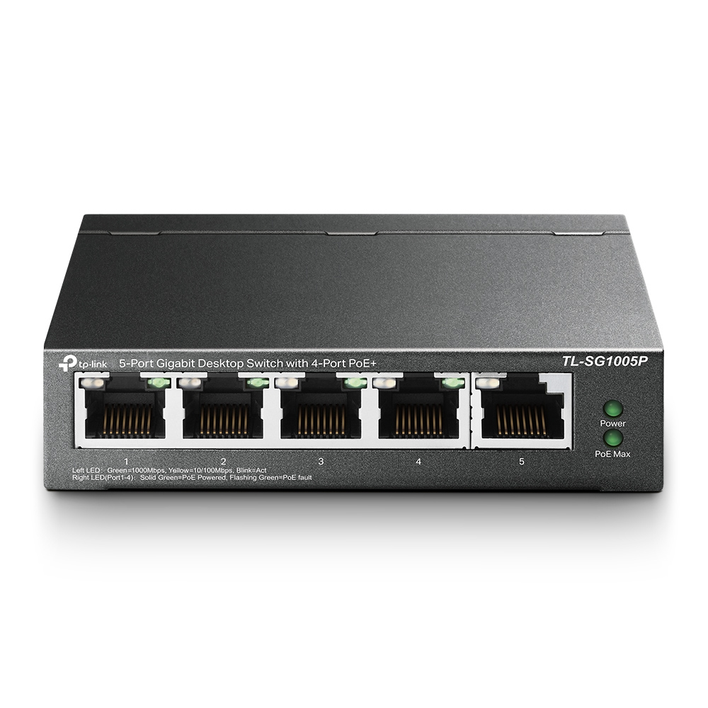 Image of TP-Link TL-SG1005P network switch Unmanaged Gigabit Ethernet...