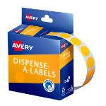 Avery 937300 self-adhesive label Round Removable Blue, Orange