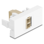 DeLOCK 90840 glasvezeladapter LC 1 stuk(s) Beige, Wit