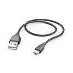 Hama 00201586 USB cable 1.5 m USB 2.0 Micro-USB A USB A Black