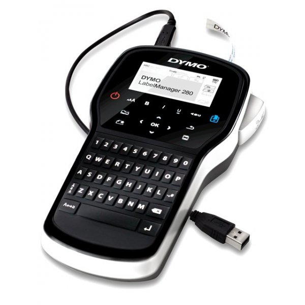 Image of DYMO LabelManager 280 label printer Thermal transfer D1 QWERTY
