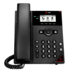 HP Poly VVX 150 2-Line IP Phone and PoE-enabled