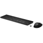 HP 650 WRLS KB/MSE COMBO BLK keyboard Mouse included Home RF Wireless Black