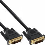 InLine DVI-D cable, Premium, 24+1 M/M, Dual Link, gold plated, 3m
