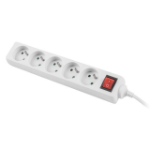 Lanberg PS1-05E-0300-W power extension 3 m 5 AC outlet(s) Indoor/outdoor White